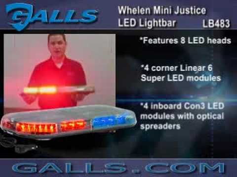 Whelen Mini Justice Economy LED Lightbar at Galls - LB483
