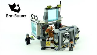 LEGO Jurassic World Побег стигимолоха из лаборатории (75927) - відео 3