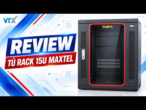 Video giới thiệu Tủ Rack Treo Tường 15U D600 Maxtel – MTWR-15U600