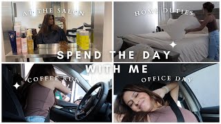 A DAY FULL OF ERRANDS | HAIR APPOINTMENT, COFFEE RUN AND OFFICE DAY