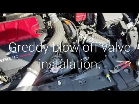 How to install greddy blow off valve part 1