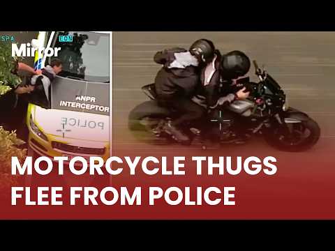 Crazy footage of 90mph police chase in Cheshire