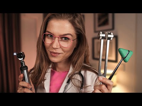 Fastest ASMR Medical (Cranial Nerve Exam, Eye Exam, Ear Exam, Hearing Test, Face Exam, Scalp Check)