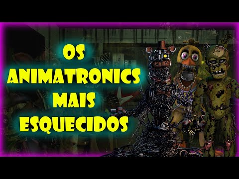 OS ANIMATRONICS MAIS ABANDONADOS DE FNAF - Five Nights At Freddy's PT-BR