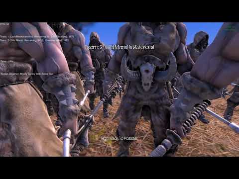 5000 LadyBow Assassin VS 10 000 Wild Man | Ultimate Epic Battle Simulator