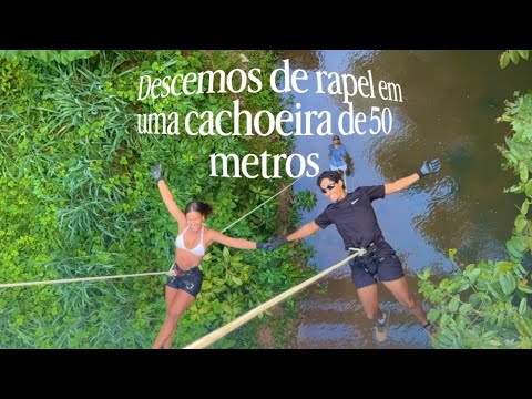 Rapel na cachoeira do urubu, Santo Amaro, bahia!