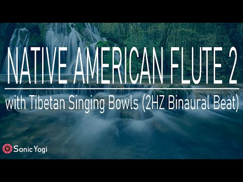 Native American Flute #2 with Tibetan Bowls (2hz Binaural Beat)