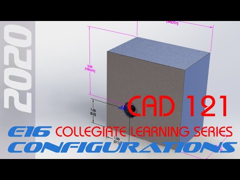 E16 SolidWorks 2020 - Basic Configurations & Design Tables