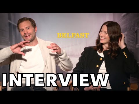 BELFAST Interview | Jamie Dornan and Caitriona Balfe Talk Iconic "Everlasting Love" Performance