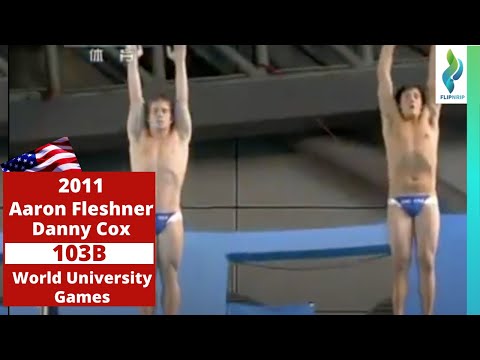 2011 Aaron Fleshner & Danny Cox -  USA Diving - World University Games, Platform Diving