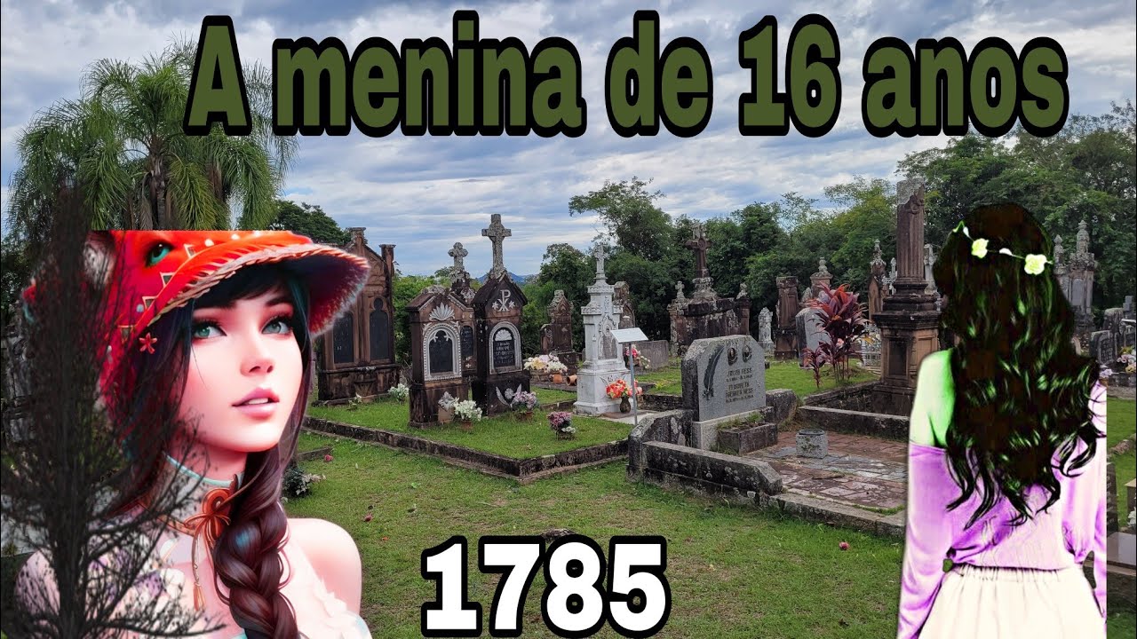 A MOÇA ALZIRA EM 1926 faleceu com 16 anos mas veja a foto no túmulo