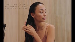 How to use a conditioner bar?