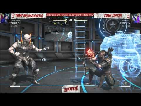 Loser's Finals: YOMI Michaelangelo (Quan Chi) vs. YOMI SLAYER (Kung Jin) - MKX; AKA Week 5