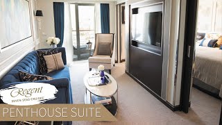 Regent Seven Seas Splendor | Penthouse Suite Full Walkthrough Tour & Review | 4K