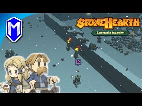 Defending The Walls With Turnip Turrets - Let's Play Stonehearth ACE Mod Gameplay Ep 9