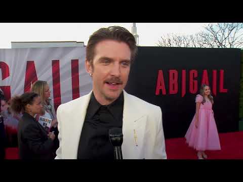 Dan Stevens red carpet interview at ABIGAIL premiere | ScreenSlam