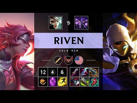 Riven Mid vs Kassadin: Godlike - NA Grandmaster Patch 14.24