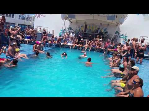 Norwegian getaway pool party April 2017