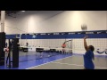 Victoria Jenifer April 2017 volleyball drills
