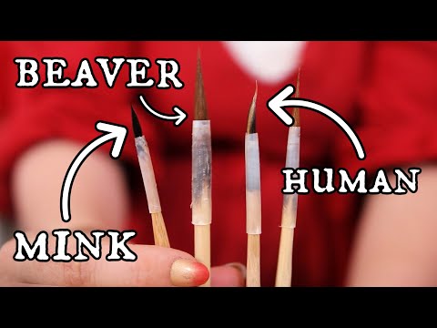 I tried making medieval paintbrushes
