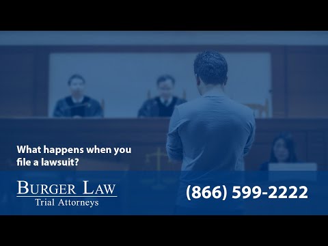 What happens when I file a Lawsuit?