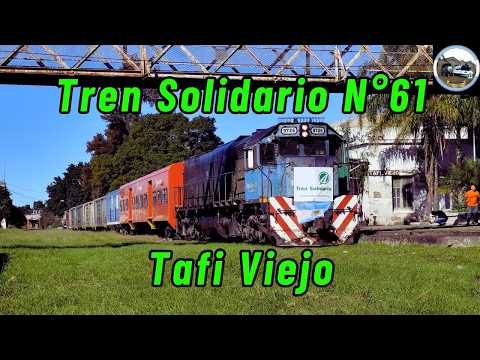 EMD GM GT-22CU 9726 por Tafi Viejo con el Tren Solidario N°61 a Salta (12-Abr-2026)