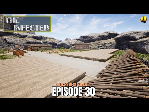 Finishing The Wall Foundations! The Infected Gameplay [S12E30]