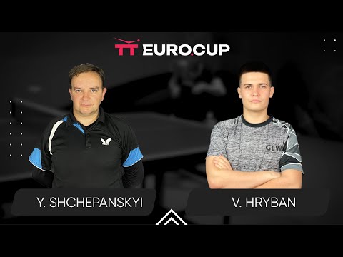 10:45 Yurii Shchepanskyi - Vadym Hryban 14.09.2024 TT Euro.Cup Elite. TABLE 4