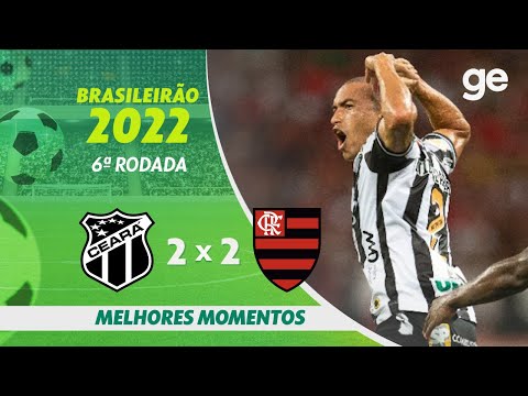 Gols e lances de Ceará x Flamengo