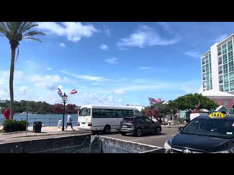 Walking in Hamilton, Bermuda 2025 | Front Street Tour”