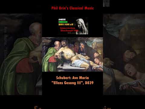 슈베르트: 아베마리아 D.839 | Schubert: Ave Maria, "Ellens Gesang III", D839  #쇼츠 #클래식음악 #아베마리아