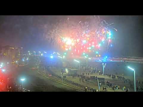 Vuurwerkshow Scheveningen tijdens jaarwisseling 2025-2026