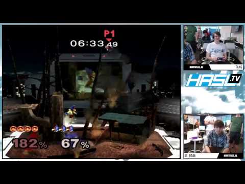 Fang (Ice Climbers) vs saintrage (Fox/Falco) – Losers Quarters – Melee