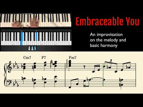 Embraceable You - solo jazz piano transcription