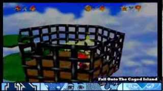 Super Mario 64: Whomp&#39;s Fortress - Fall Onto The Caged Island