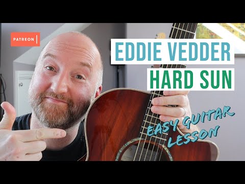 Easy Guitar Lesson | How to Play "Hard Sun" by Eddie Vedder (Indio Cover)