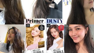 Trying Hello Bubble x Blackpink | Primer + Dusty Ash