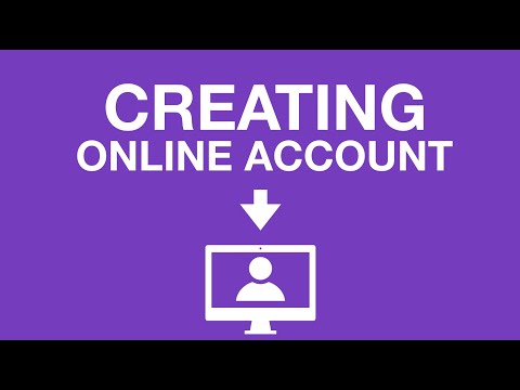 Creating Online Account video thumbnail