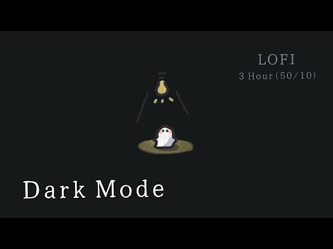 3 Hour Dark Mode Pomodoro| 50/10 Session Study & Work Timer | Lofi Motivation to Stay Consistent