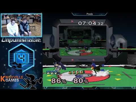 Unpunishable 4 - Zook (Marth) vs Yort (Falco) - Melee Singles