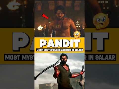 Who is Pandit ⁉️| #salaar #prabhas #pandit