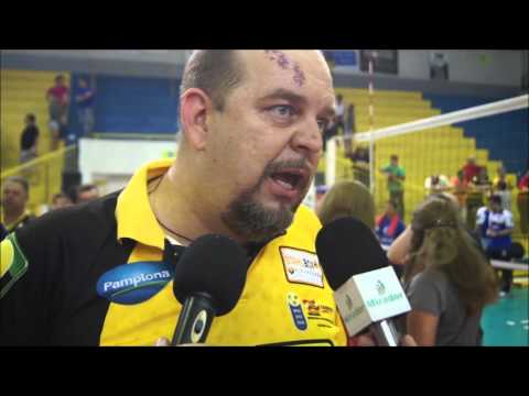 Spencer Lee fala sobre a vitória diante do Camponesa/Minas (15/11/2015)