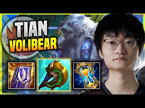 LEARN HOW TO PLAY VOLIBEAR JUNGLE LIKE A PRO! - FPX Tian Plays Volibear JUNGLE vs Karthus! |