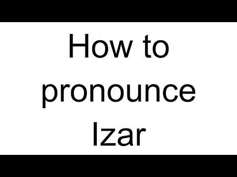 How to Pronounce Izar (Spanish)