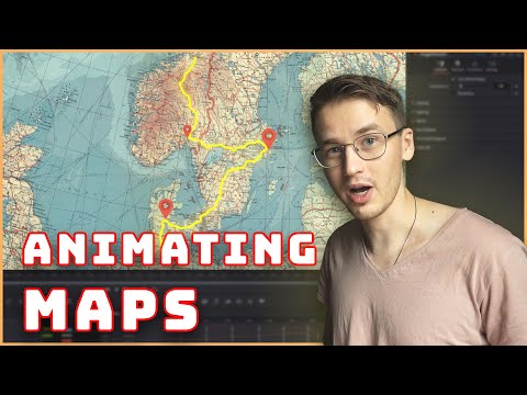 Animate maps like Vox in Davinci Resolve