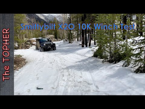 Smittybilt X2O 10K Winch was put to the test, AKA, I GOT STUCK!