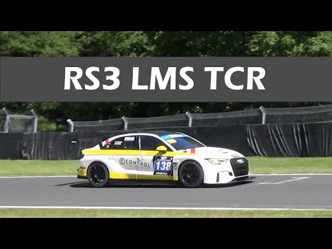 Audi RS3 LMS TCR Sound on Track Action