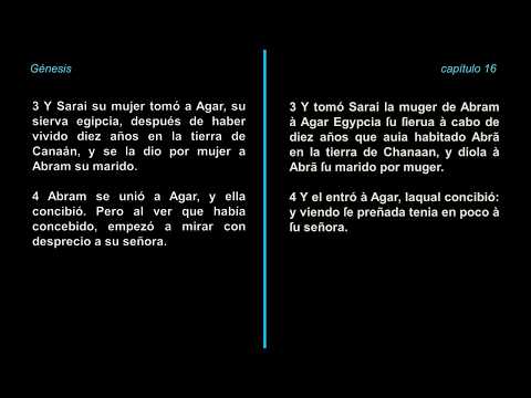 Génesis 16 (Biblia Hablada) Reina Valera 2015 / Biblia del Oso 1569