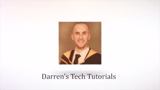 YouTube Thumbnail for Darren's Tech Tutorials Promo