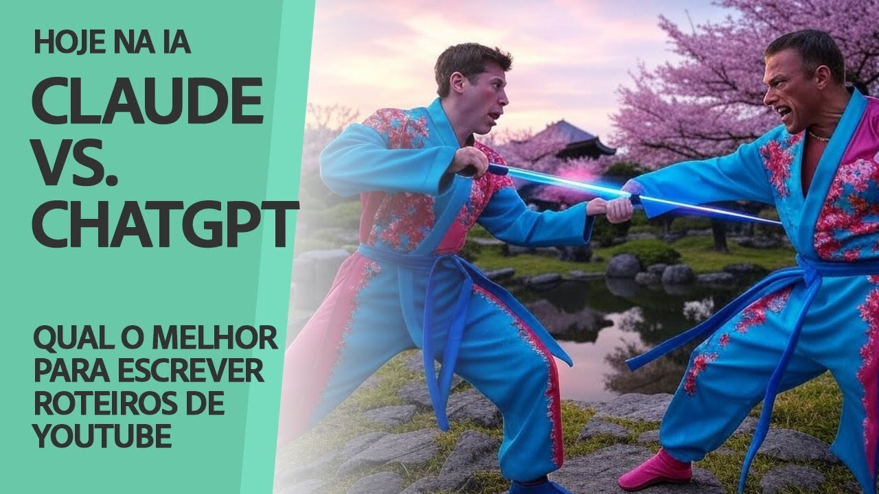 A Batalha das IAs: ChatGPT ou Claude? Quem Ganha no YouTube?